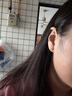 兆亮在逃公主足金蝴蝶结耳钉5G黄金耳勾女款足金耳饰送女友520礼物 蝴蝶耳钉：1.53克一对（弯钩款） 实拍图