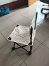 户外装备高品质车载便携亲子户外折叠椅用于露营钓鱼写生 白色中号33（无收纳袋） 实拍图