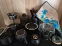 京东京造 茶巾 国潮风加倍吸水茶巾茶席茶垫茶具配件千里江山 1条装 实拍图