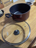 爱仕达（ASD）汤锅晶石不粘煮锅炫彩双耳小奶锅炖汤煮面锅24CM燃气电磁炉通用A7 实拍图