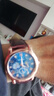 沃凯全自动机芯械男士手表高档日历石英表男款潮流时尚手表男名表 时尚款蓝面 实拍图