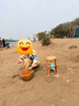 迪漫奇儿童沙滩玩具铲沙挖沙工具9件套宝宝玩沙戏水玩具沙滩车生日礼物 实拍图
