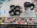 【京东物流】茶壶套装整套茶具大容量玻璃茶杯带滤网耐高温泡茶具 1000ML一壶+四杯套装【无茶盘】 实拍图