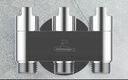 潜水艇（Submarine）一进三出角阀 厨房分水阀黄铜四通阀门 马桶喷水枪洗衣机水龙头京 三出阀(2个4分口+3分口) 实拍图