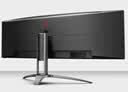 AOC 爱攻49英寸 DQHD 165Hz HDR400 Type-C65W内置音箱 32:9曲面带鱼屏 节能游戏电脑显示器AG493UCX2 实拍图