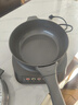 美的（Midea）钛陶电炒锅 电蒸锅 分体式电煮锅不沾多功能一体炒菜专用锅电火锅煎锅 4.3L煎饼锅HCG2818S配蒸笼 实拍图