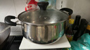爱仕达（ASD）汤锅304不锈钢蒸汤锅 炖煮锅复底小汤锅22CM燃气电磁炉通用奶锅B1 实拍图