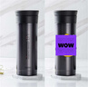 膳魔师（THERMOS）不锈钢保温杯男女茶杯车载便携水杯商务带茶隔可定制团购JMK 黑色 470ml 实拍图