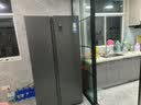 海尔（Haier）冰箱617升双开门对开门大容量风冷无霜一级能效双变频阻氧干湿分储节能家用电冰箱 【星蕴银617升】黑金净化+干湿分储+开门悬停 实拍图
