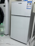 HYUNDAI（韩国现代）小冰箱迷你小型家用冷藏冷冻宿舍出租房办公室双开门二门电冰箱节能省电 80L白【行业热卖+日销过百】 实拍图