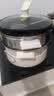 美的（Midea）多功能锅 分体式电火锅超速沸烤肉锅电烤盘一锅多用电煮锅火锅专用锅蒸煮炖煎烤涮一体料理锅 9.5L 【多功能】涮煮锅+蒸笼+烤盘HGE2803 实拍图