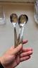 京东京造 勺子 汤饭勺304不锈钢食品接触级餐具套装【加厚用料】4只装 实拍图