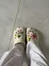 卡骆驰（CROCS）檀健次同款经典洞洞鞋轻便百搭女沙滩鞋包头拖鞋男鞋|10001 骨白色-2Y2(含智必星) 37 /38(230mm) 实拍图