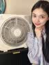 Wahson华生电风扇家用台式转页扇静音遥控小型桌面办公室鸿运扇大风力 台式转页扇 14英寸机械款双旋钮带定时 实拍图