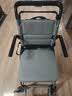 鱼跃(yuwell)手动轮椅车H083折叠老人轻便便携式手推车旅行可上飞机 实拍图
