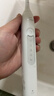 飞利浦（PHILIPS）声波电动牙刷钻石3系 5倍洁齿5种模式 刷头*2【亮白+洁净】生日礼物 送男生女友HX5181/01  白 实拍图
