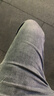 真维斯（Jeanswest）牛仔裤女2026夏季高腰弹力垂坠感九分烟管裤开叉小个子浅蓝L 实拍图