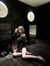 绫天生丝滑绫lingerie「弥」3D复古俏皮波点一体吊带无缝镂空连身丝袜连裤袜 Black黑色 1双 M 码-3D-无缝款「155cm~168cm」 实拍图