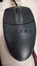 双飞燕（A4TECH）OP-520SU 大手 对称 有线鼠标 办公鼠标鼠标轻音外设电脑鼠标有线 usb鼠标有线 黑色 有线 实拍图