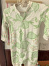 贝瑞加（Babyprints）宝宝连体衣2件装婴儿纯棉四季衣服长袖爬服柔软哈衣家居内衣绿90 实拍图
