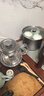 友家铺子（Biooner）全自动上水电热水壶电茶壶泡茶专用烧水器茶台烧水壶一体机茶桌茶几嵌入式茶具套装 1L 双壶上水（三合一） 实拍图