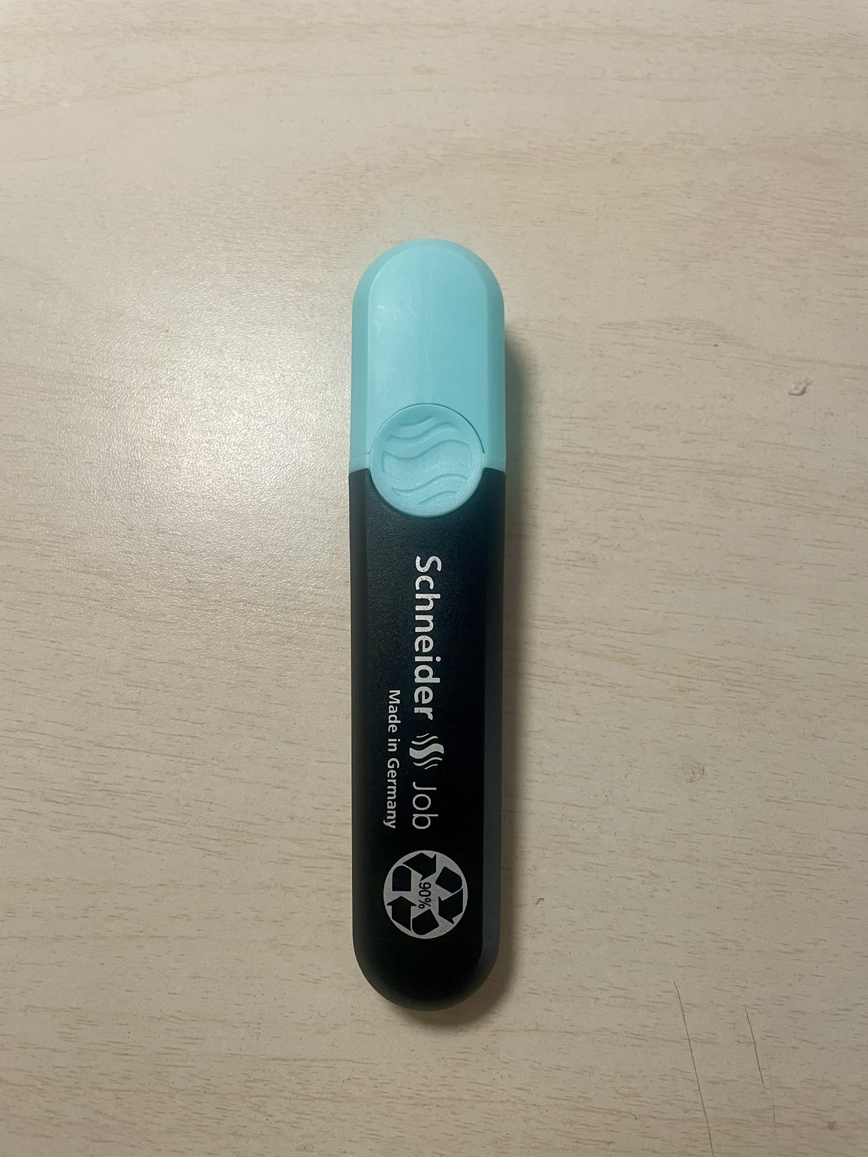 施耐德（Schneider）大容量荧光笔彩色标记号笔学生划重点做笔记办公必备用品1-5mm 马卡龙土耳其蓝1523 实拍图