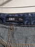 森马（Semir）森柔|牛仔裤女春季含莱赛尔做旧长裤舒适基础阔腿裤103125124001A 实拍图