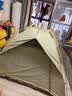 探险者（TAN XIAN ZHE）帐篷户外露营防雨过夜3人-4人速开便捷天幕二合一黑胶防晒帐篷 帐篷3-5人带充气垫套餐 实拍图