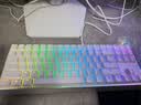 CHERRY樱桃MX 3.0S TKL机械键盘有线游戏电竞键盘 办公电脑键盘 铝合金外壳 侧刻键帽无钢板结构87 白色 RGB 红轴 实拍图