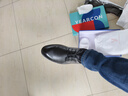 意尔康男鞋商务正装鞋男商务皮鞋时尚打孔结婚鞋 53449W黑色43 实拍图