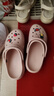 卡骆驰crocs经典云朵老爹鞋洞洞鞋时尚百搭女鞋拖鞋一脚蹬|206750 石英粉-6UR(含智必星) 38 (240mm) 实拍图
