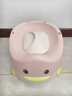 世纪宝贝（babyhood）儿童马桶坐便器 男女宝宝卡通小马桶 稳固大靠背114淘气鸭 藕粉 实拍图