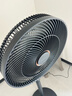 澳柯玛（AUCMA）电风扇交流定频家用风扇大风量落地风扇台地易安装遥控轻音节能对流循环风扇 星空黑 FS-35D909(Y) 实拍图