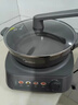 美的（Midea）钛陶电炒锅 电蒸锅 分体式电煮锅不沾多功能一体炒菜专用锅电火锅煎锅 4.3L煎饼锅HCG2818S配蒸笼 实拍图