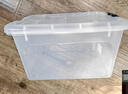 禧天龙塑料衣物收纳箱玩具整理箱30L 透明 1个装 不带轮 实拍图