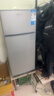 志高（CHIGO）小冰箱迷你小型家用冷藏冷冻两用宿舍出租房用双门办公室电冰箱节能省电 【一级能效】82L银色【全国联保丨节能省电】 实拍图