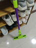 妙洁胶棉拖把27cm杆长120共2头滚轮式懒人家用一拖净免手洗海绵吸水 实拍图
