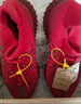 阿迪达斯YEEZY350魔鬼辣椒椰子透气新年红男女休闲鞋GW6945 39 实拍图