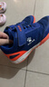 卡尔美（KELME）儿童足球鞋魔术贴免系带碎钉TF透气学生球鞋6873003 宝蓝 33 实拍图