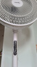 美的（Midea）【飓风节能】七叶柔风立式电风扇/家用轻音落地扇/台式小型风扇/大风力遥控定时摇头风扇 SAH35BSJ 实拍图