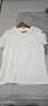 布先生春夏季短袖T恤男士纯棉小白T纯色内搭打底衫 白色 L(175) 实拍图