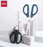 得力（deli）170mm办公生活家用剪刀 中号剪子手工剪纸刀 办公用品 黑色0603 实拍图