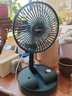电风扇伸缩折叠小风扇宿舍家用静音充电型办公台式USB桌面宿舍大风力夏台面落地两用折叠电风扇 颜色随机 直插款无档位开关1个装 实拍图