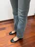 爱步（ECCO）芭蕾舞鞋 百搭圆头羊皮革单鞋舒适通勤浅口女鞋 舞悦234323 黑色23432301001 35 实拍图
