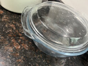 格娜斯双耳透明耐热玻璃碗大号带盖微波炉专用碗汤碗面碗沙拉碗餐具1.5L 实拍图