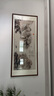 佳得雅新中式客厅装饰画沙发背景墙壁画字画山水画靠山图办公室风景挂画 流水生财A1 106*249cm宣纸+胡桃色框（大气） 实拍图