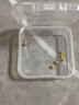 洲足金999金珠黄金小金珠金豆古法金珠DIY配件散珠隔珠路路通转运珠 3mm金珠  合单满 0.16g 包邮 单颗约0.02g 实拍图