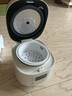 美的（Midea）电饭煲1-2-3人电饭锅迷你家用预约多功能微压煲汤可煮小米粥不粘内胆小型宿舍饭煲2L升蒸煮一体 1.8L 【奶油白】白玉晶釜内胆 实拍图