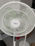 美的（Midea）【幸运草安睡1S】一级能效直流变频声控电风扇家用遥控卧室静音落地扇台式桌面抗菌大风力转页扇 实拍图