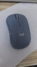 罗技（Logitech）M221 轻音鼠标 无线鼠标 办公鼠标 对称鼠标 带无线微型接收器 雾霭蓝 实拍图